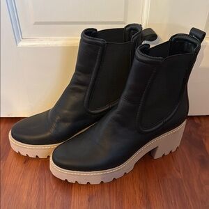 Black Leather dolce vita women’s boots size 8
